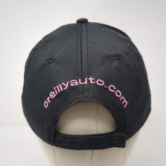 O'Reilly Auto Parts Strapback Baseball Cap Black One Size Adjustable Embroidered - Picture 6 of 9